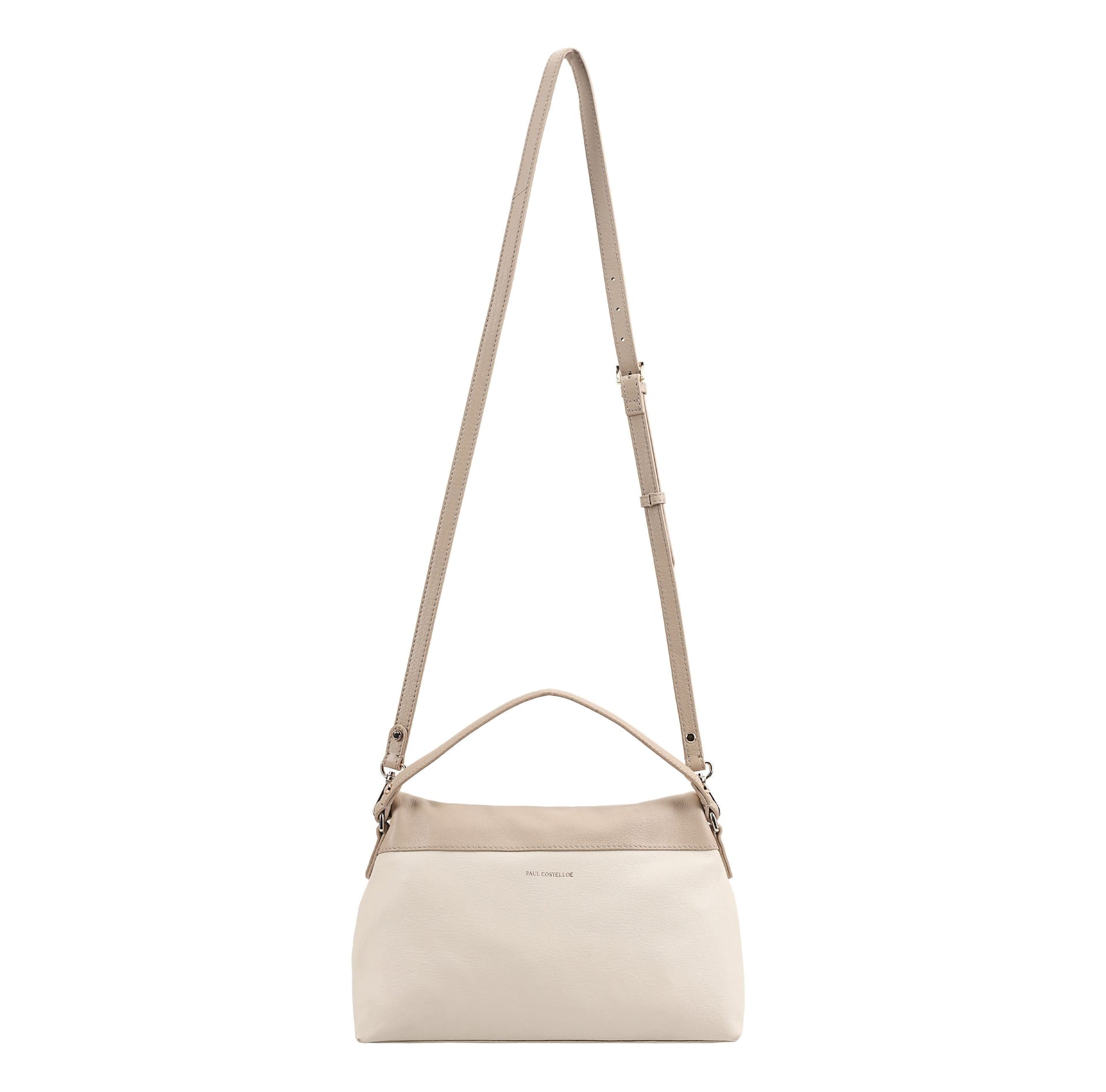 Paul Costelloe Paul Costelloe Women's Tana Leather Day Bag in Beige - 4