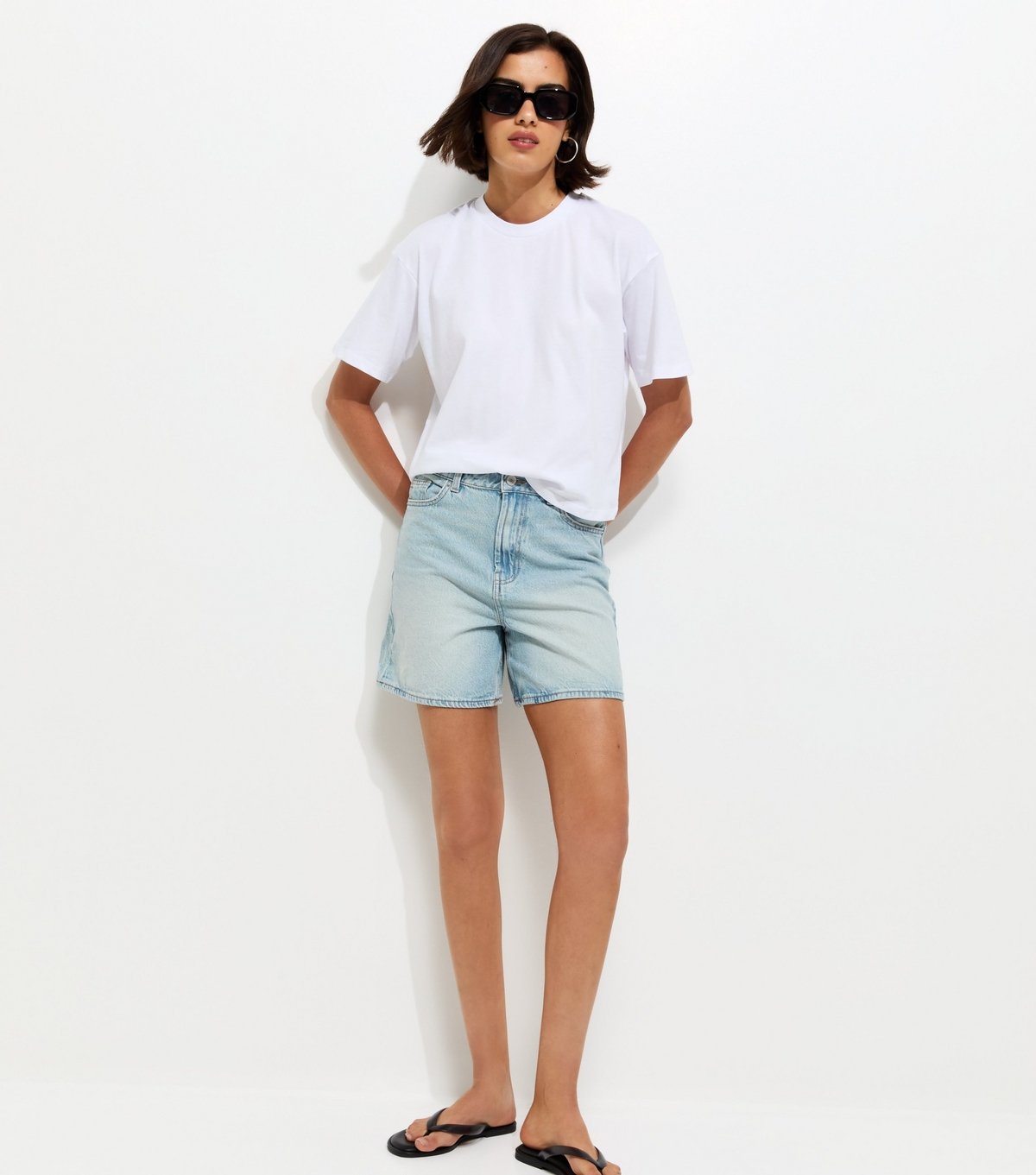 New Look Women's Light Blue Denim Shorts New Look - 2