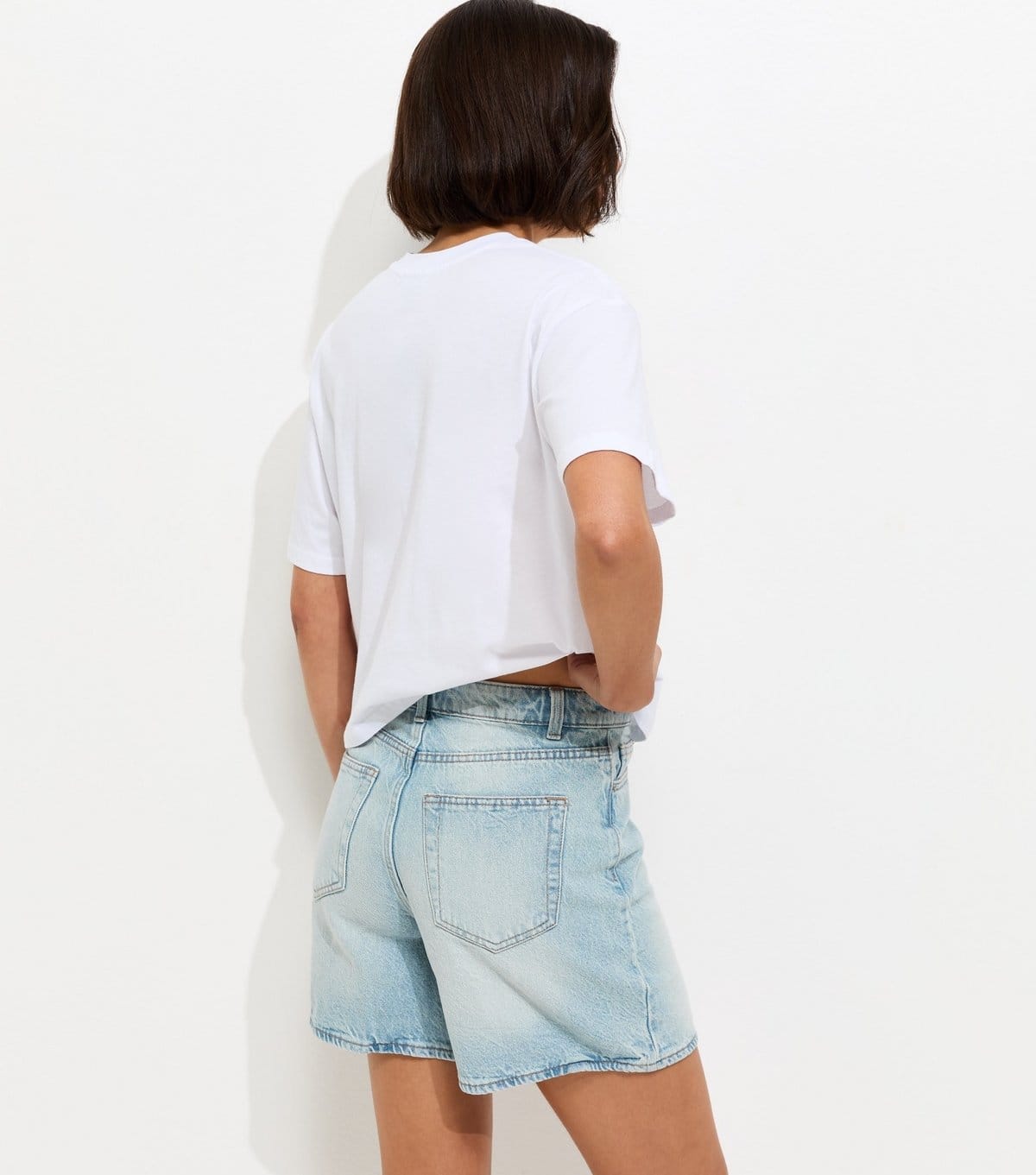 New Look Women's Light Blue Denim Shorts New Look - 4