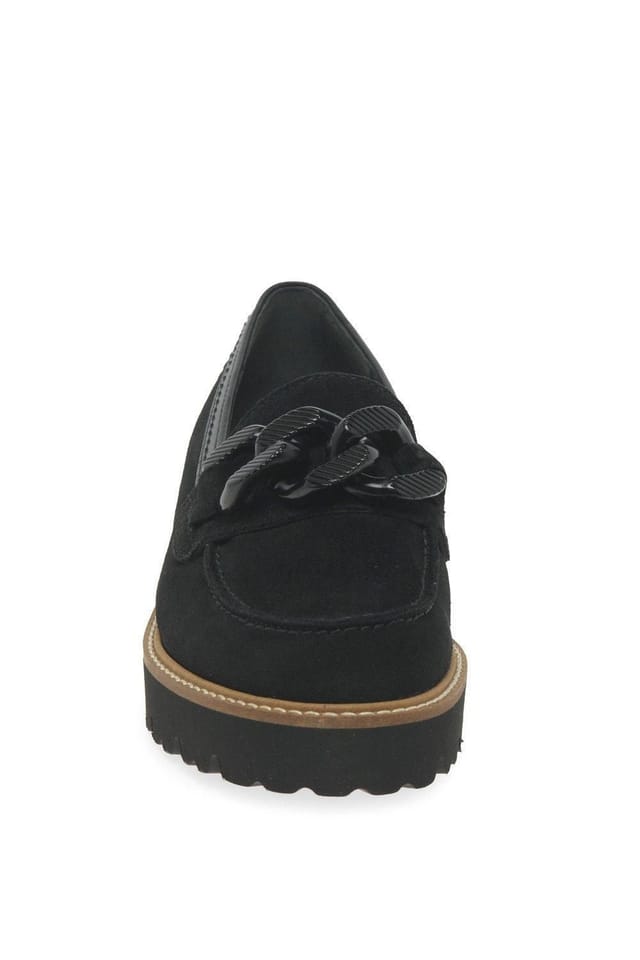 Gabor Gabor Women's 'Squeeze' Chunky Slip On Shoes in Black - 3