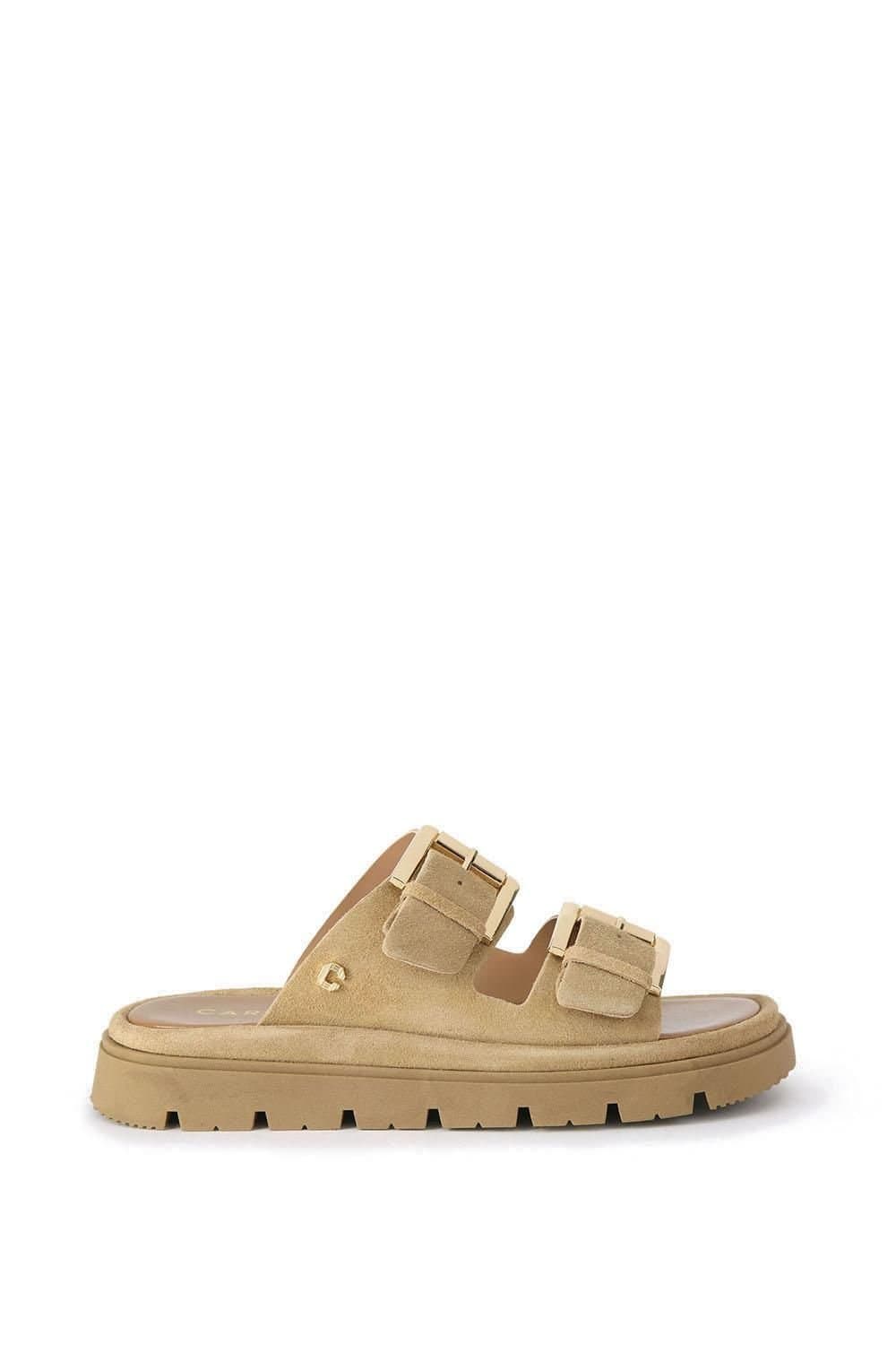 Carvela Carvela Women's 'Pavilion' Suede Sandals in Taupe
