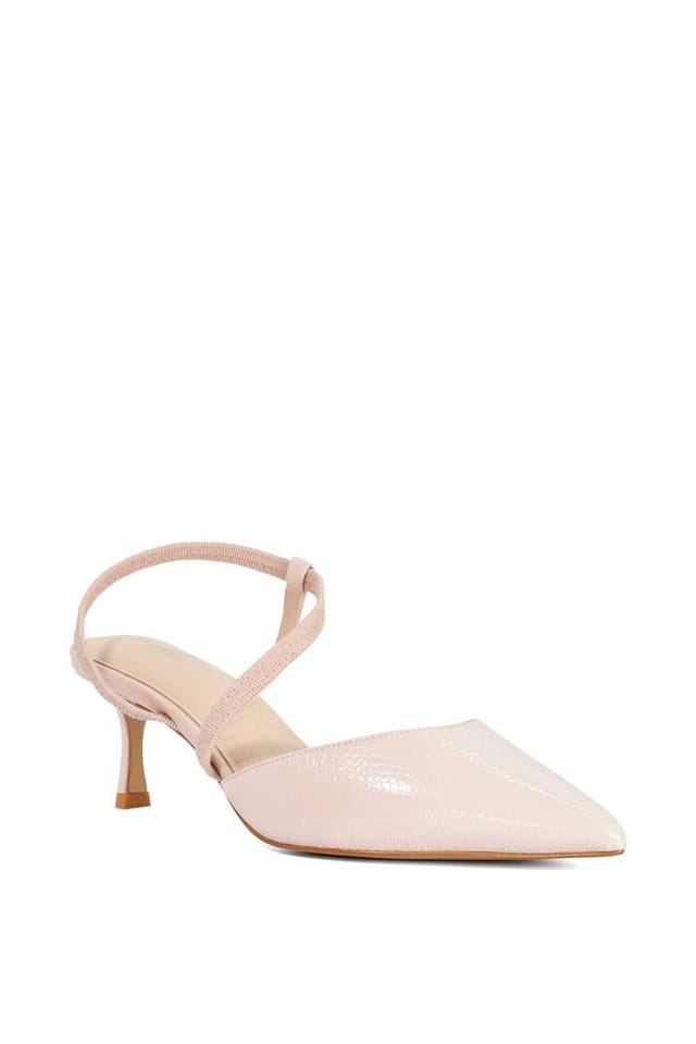 Dune London Dune London Women's Wide Fit 'Charming' Leather Court Shoes in Pink - 2