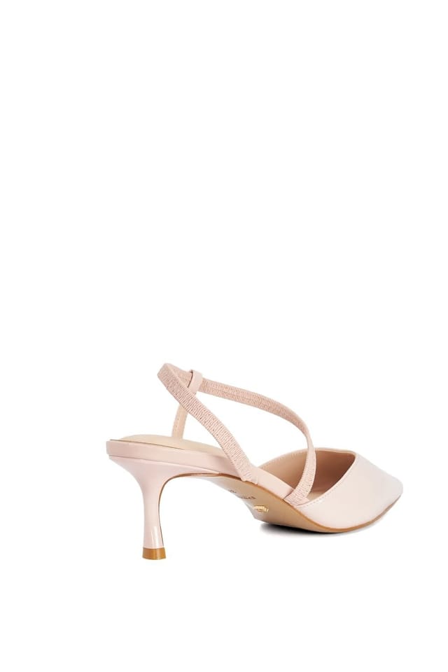 Dune London Dune London Women's Wide Fit 'Charming' Leather Court Shoes in Pink - 3