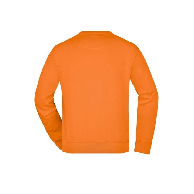 James and Nicholson James and Nicholson Men's Workwear Sweatshirt in Orange - 2