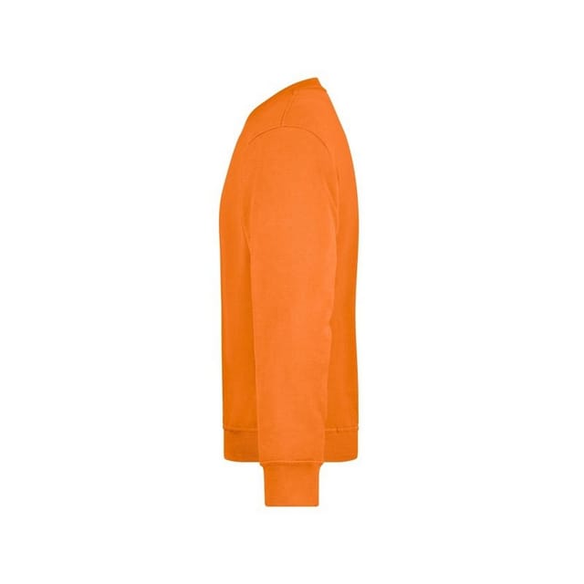 James and Nicholson James and Nicholson Men's Workwear Sweatshirt in Orange - 3