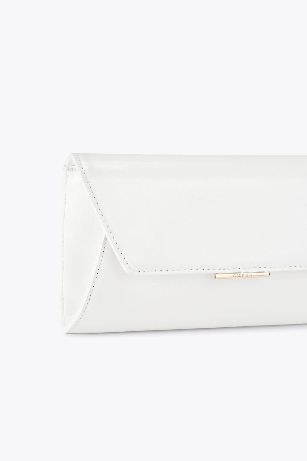 Carvela Carvela Women's 'Spirit Clutch' Patent Bag in White - 4
