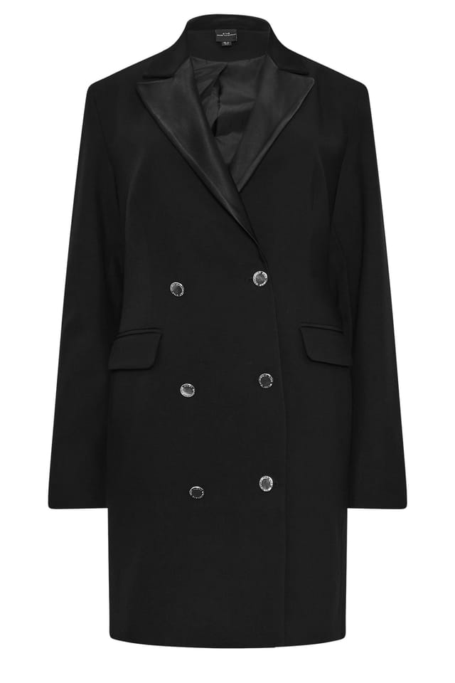 Star By Julien Macdonald Star by Julien Macdonald Women's Tuxedo Button Detail Dress in Black - 2