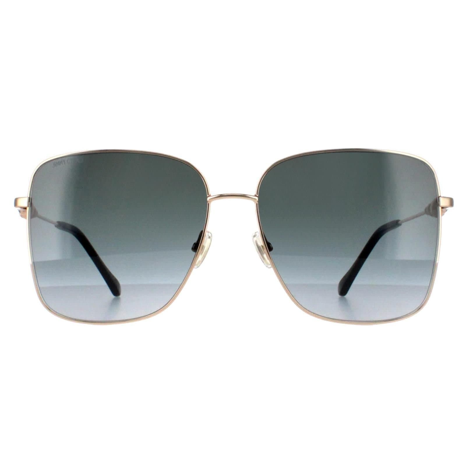 Jimmy Choo Jimmy Choo Women's Hester/S 02M0 9O Pale Gold Sunglasses