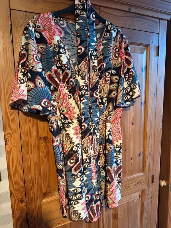 Shein Patterned Multi coloured Playsuit