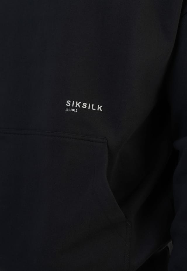 SikSilk SikSilk Men's Graphic Hoodie in Black - 2