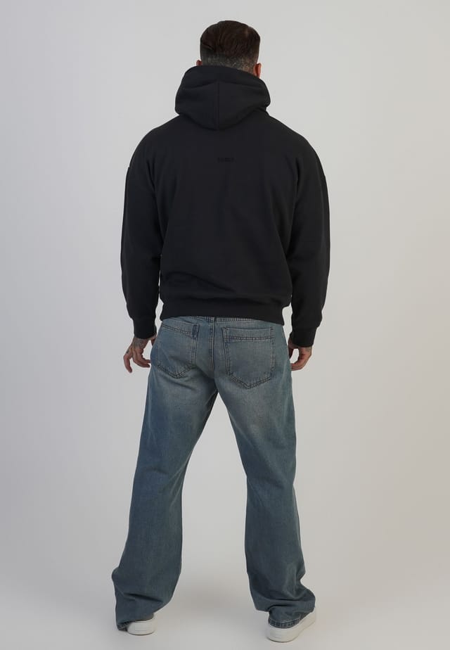 SikSilk SikSilk Men's Graphic Hoodie in Black - 3