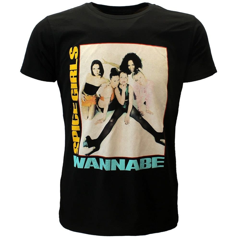 Spice Girls Spice Girls Men's Wannabe T-Shirt in Black
