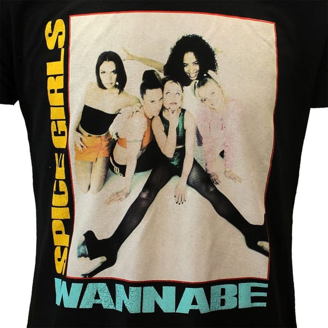 Spice Girls Spice Girls Men's Wannabe T-Shirt in Black - 3