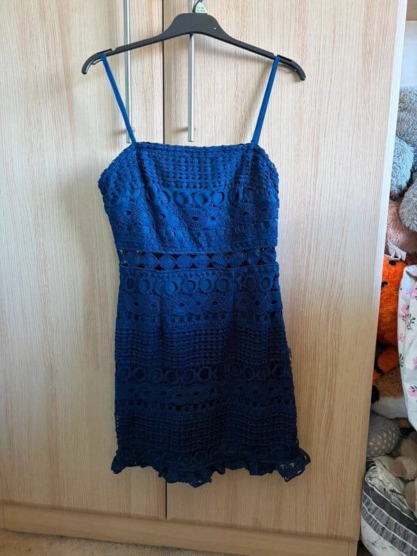 ASOS Blue lace mini dress - 1