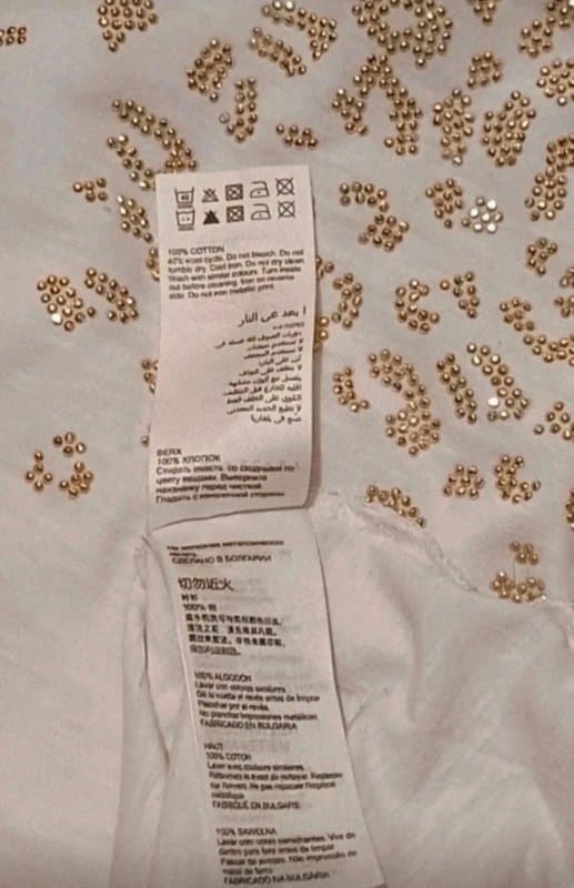 Mint Velvet Mint Velvet Leopard Studded Cotton T-Shirt - size XL/18