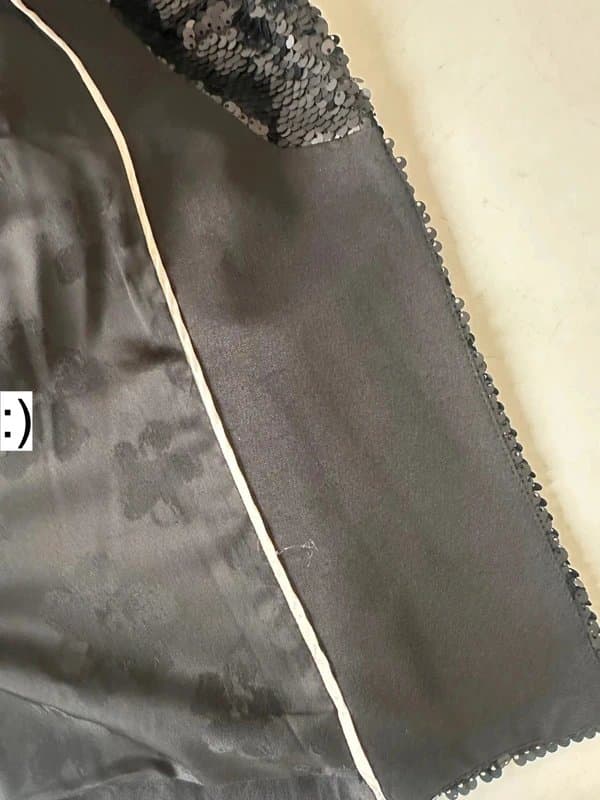 Ted Baker Ted baker sequin blazer black size 1 UK 8 £325 NEW bnwt party jacket sequinned button up relaxed fit