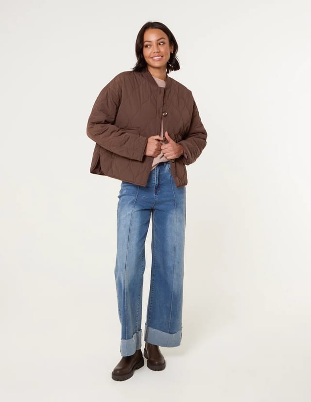 Blue Vanilla Quilted Jacket - 2