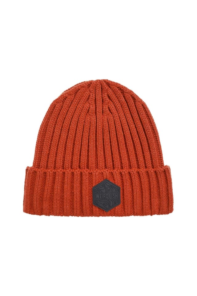 Weird Fish Weird Fish Men's Monreith Beanie in Orange - 2