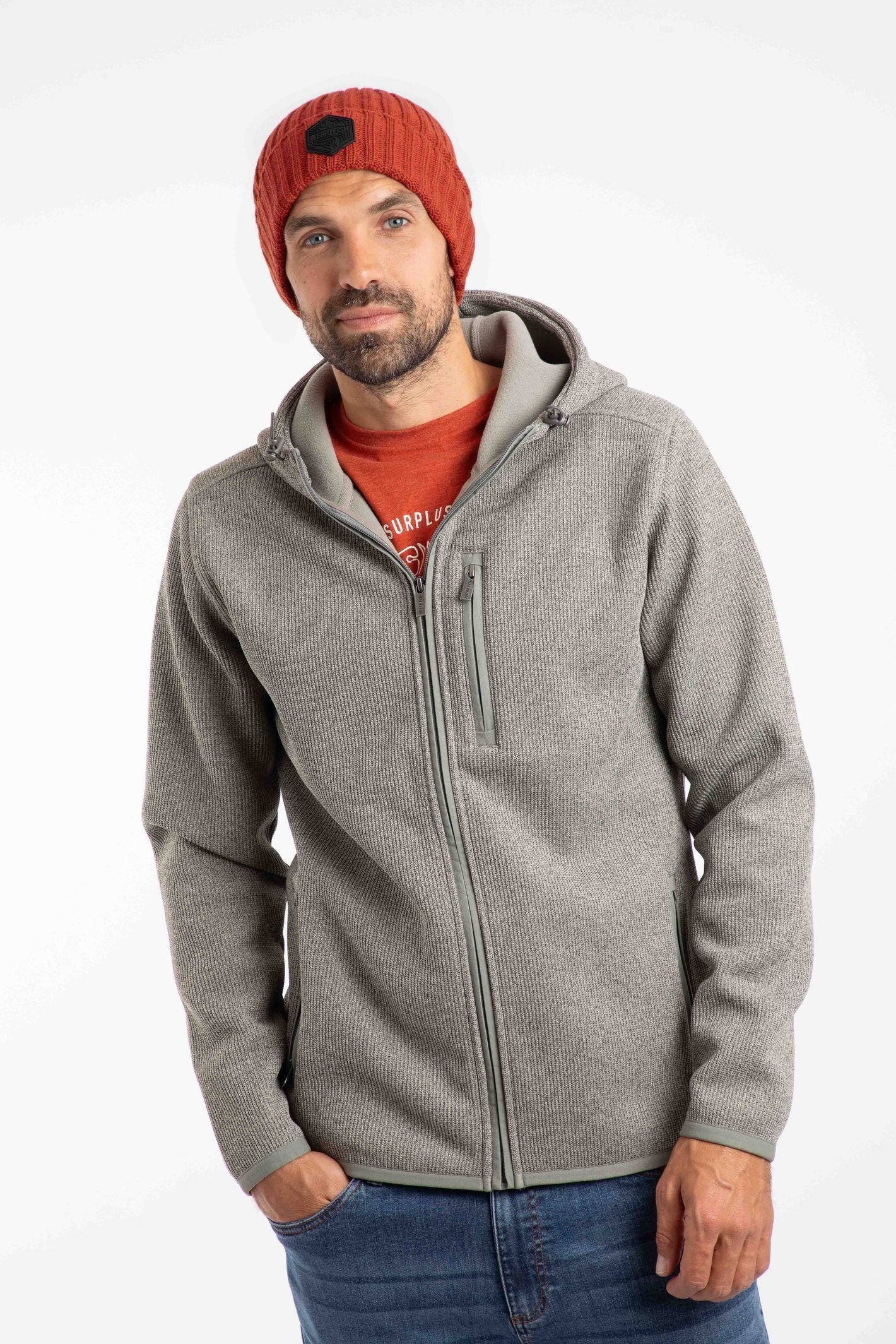 Weird Fish Weird Fish Men's Monreith Beanie in Orange - 3