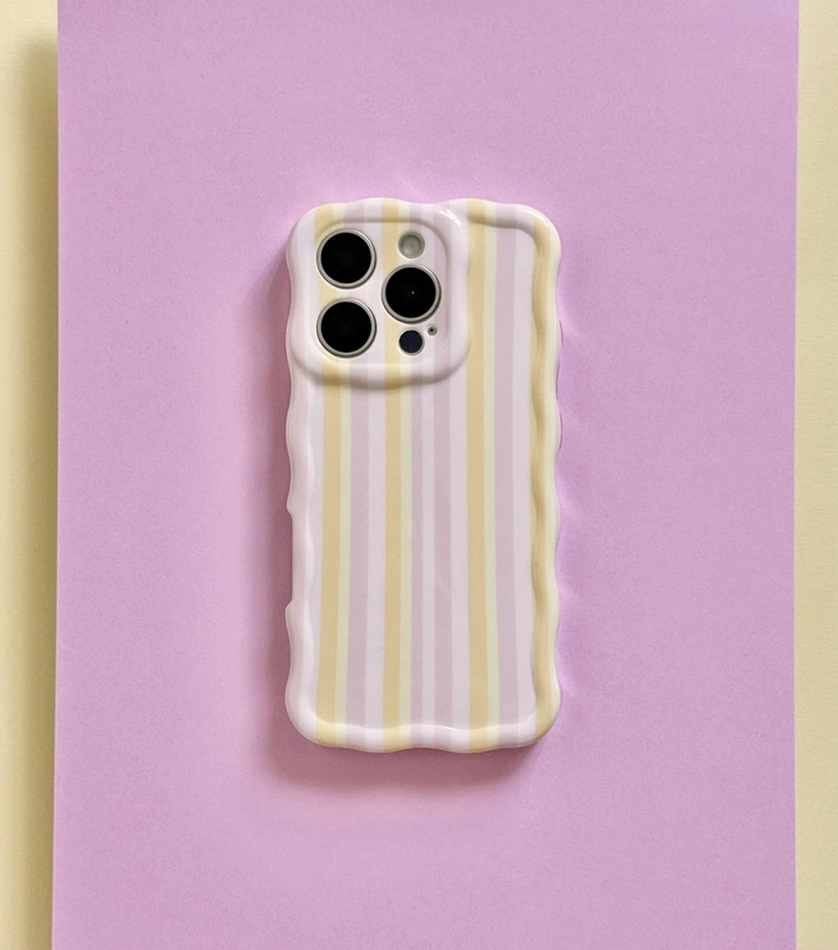 Coconut Lane Multicolour Striped Wavy Phone Case Coconut Lane New Look