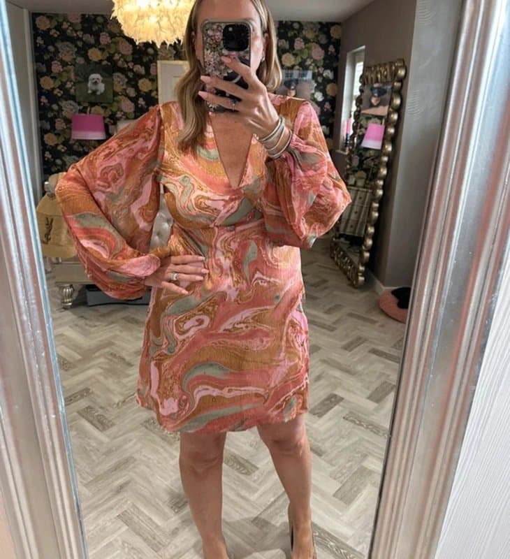 Never Fully Dressed Gorgeous Never Fully Dressed dress with sheer balloon sleeves size 14