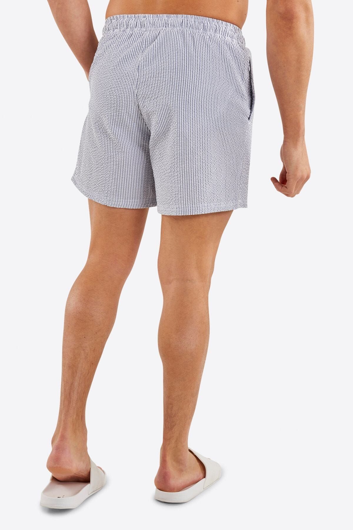 Nautica Nautica Men's 'Kristian' 6" Swim Short in Indigo - 2