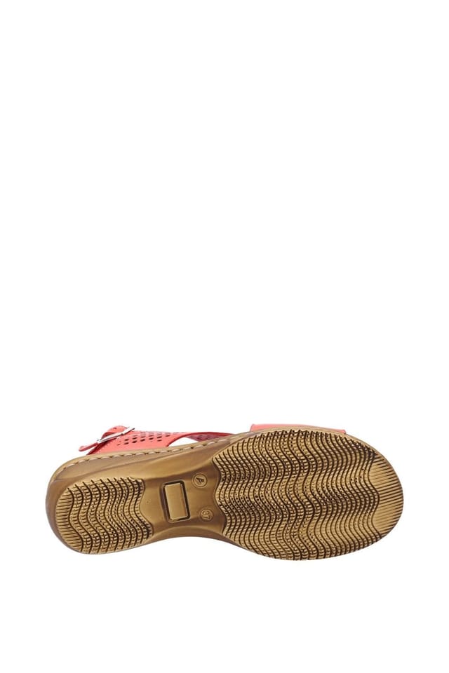 Fleet & Foster Fleet & Foster Women's Judith Open Toe Sandal in Red - 3
