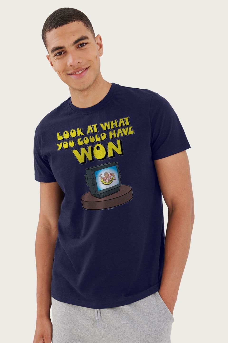 Bullseye Bullseye Men's TV Prize T-Shirt in Navy