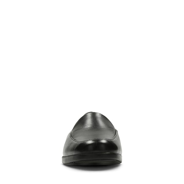 Clarks Clarks Women's Georgia Loafer Black Leather Slip Ons - 3