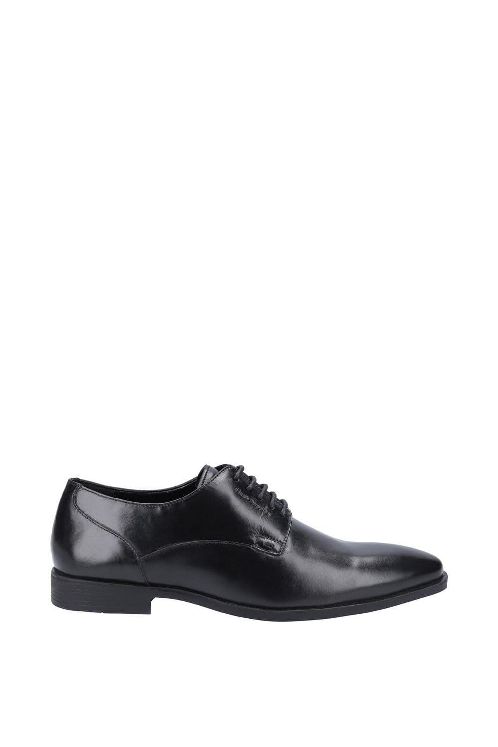 Hush Puppies Hush Puppies Men's 'Ezra' Leather Lace Shoes in Black - 4
