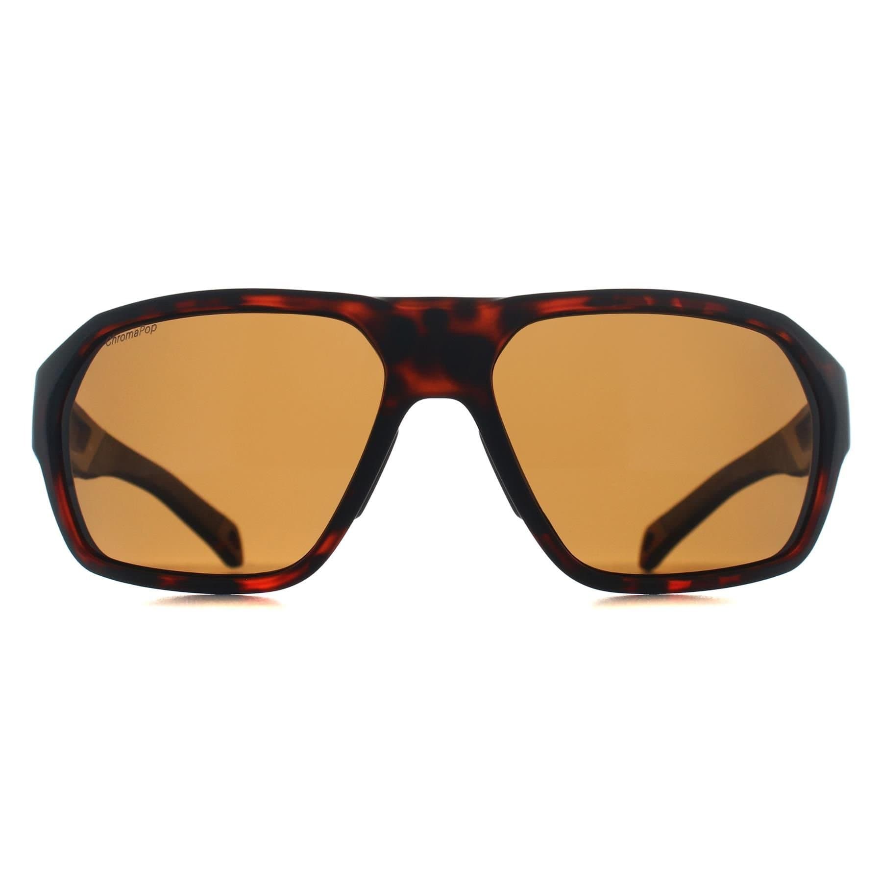 Smith Smith Men's Wrap Matte Havana Gold Chromapop Polarized Brown Deckboss