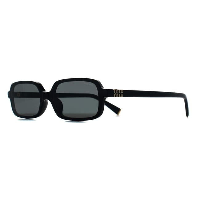 Miu Miu Miu Miu Women's Rectangle Black Dark Grey MU11ZS - 2