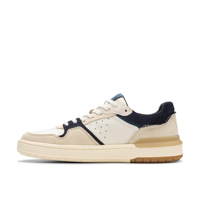 Clarks Clarks Men's Courtlite 2 Lo Navy Combination in Blue - 2