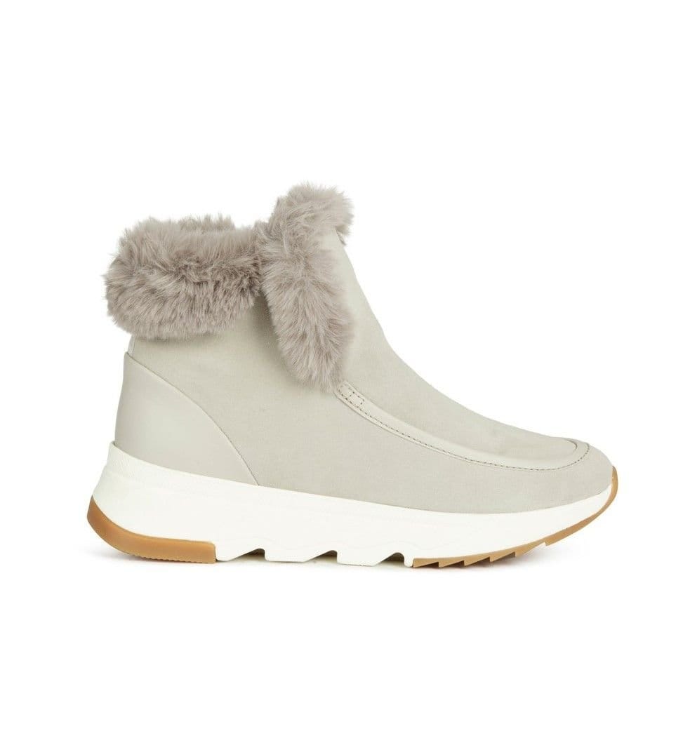 Geox Geox Women's Falena Woman Ankle Boot in Light Grey - 4