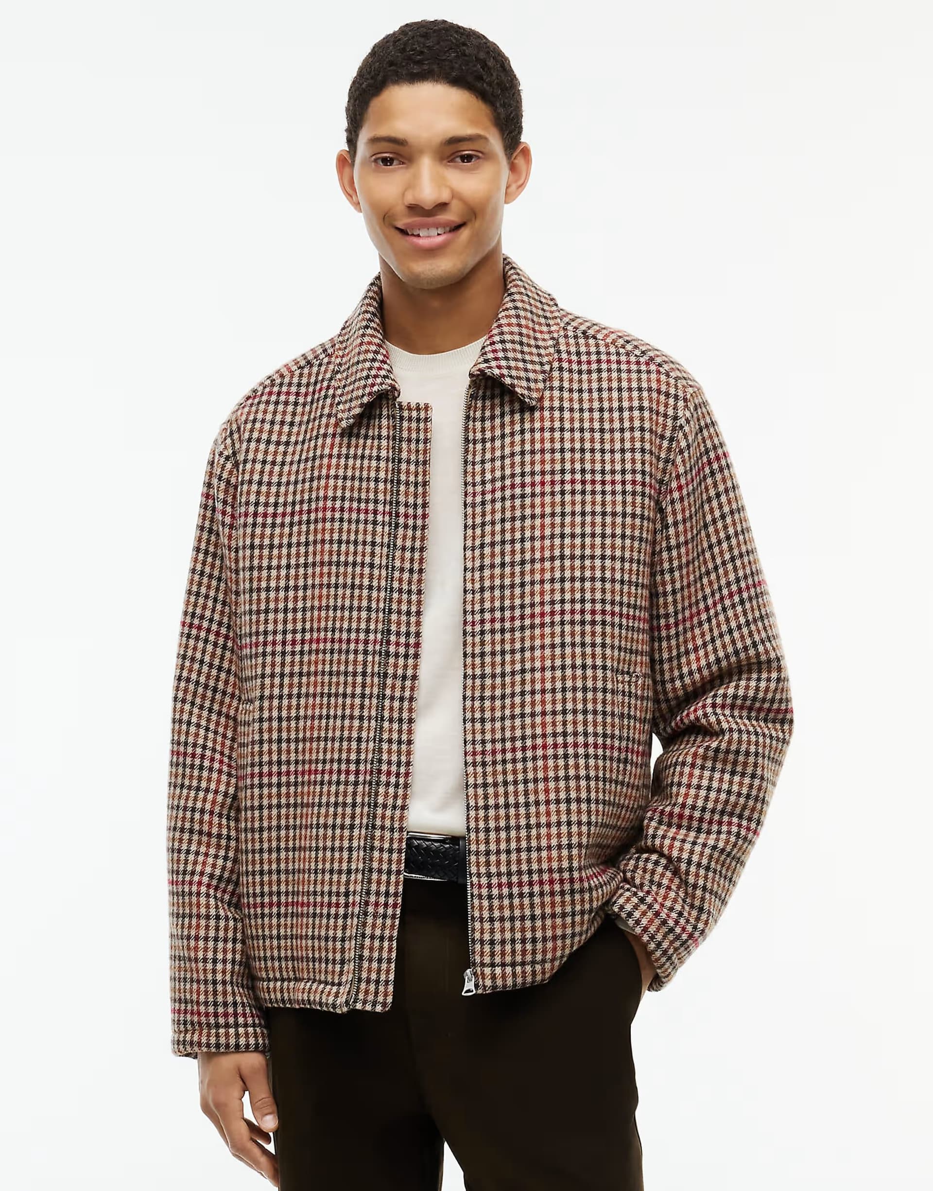 ASOS Tommy Hilfiger Pure wool check ivy jacket in beige