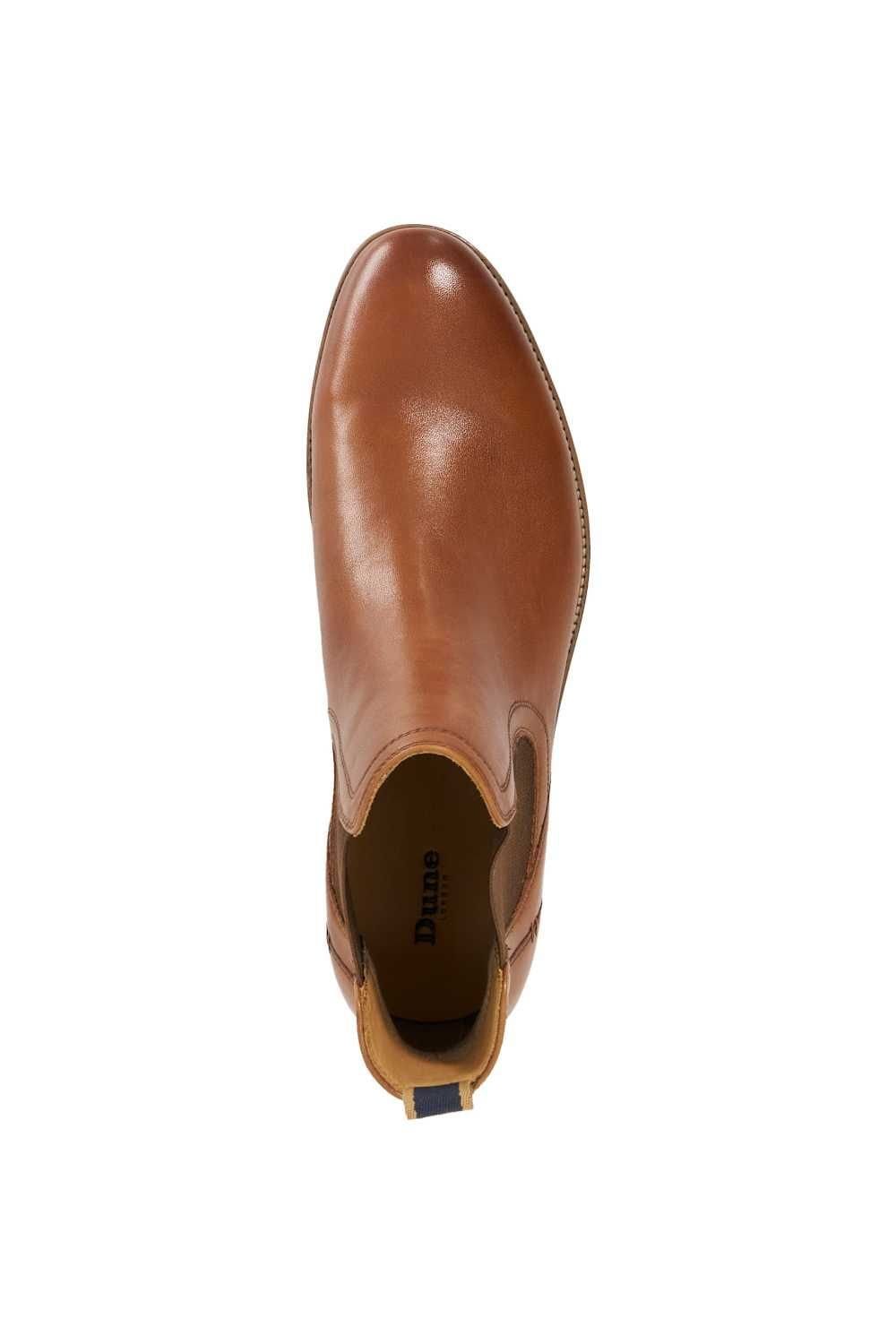 Dune London Dune London Men's 'Mckinley' Leather Chelsea Boots in Brown - 4