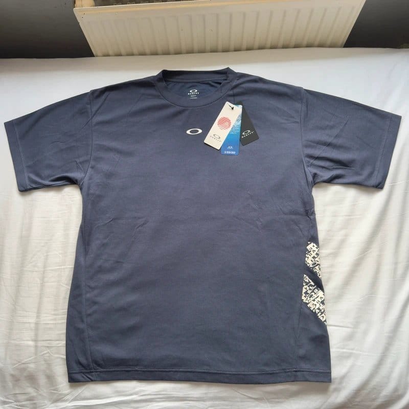 Oakley Oakley Navy Blue Running Tshirt - 1