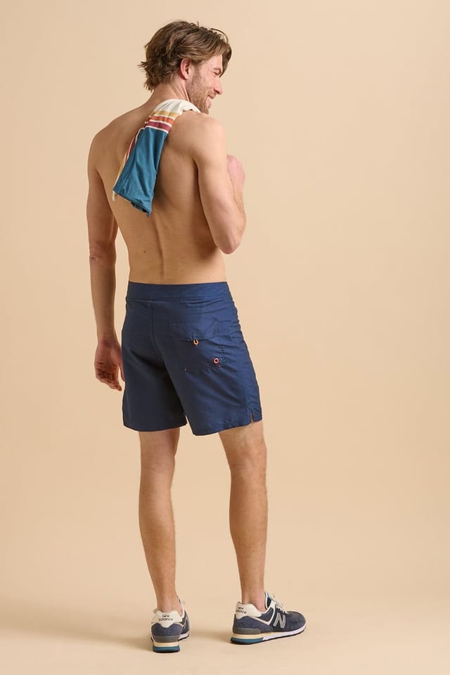 Brakeburn Brakeburn Men's Side Stripe Boardshorts in Navy - 2