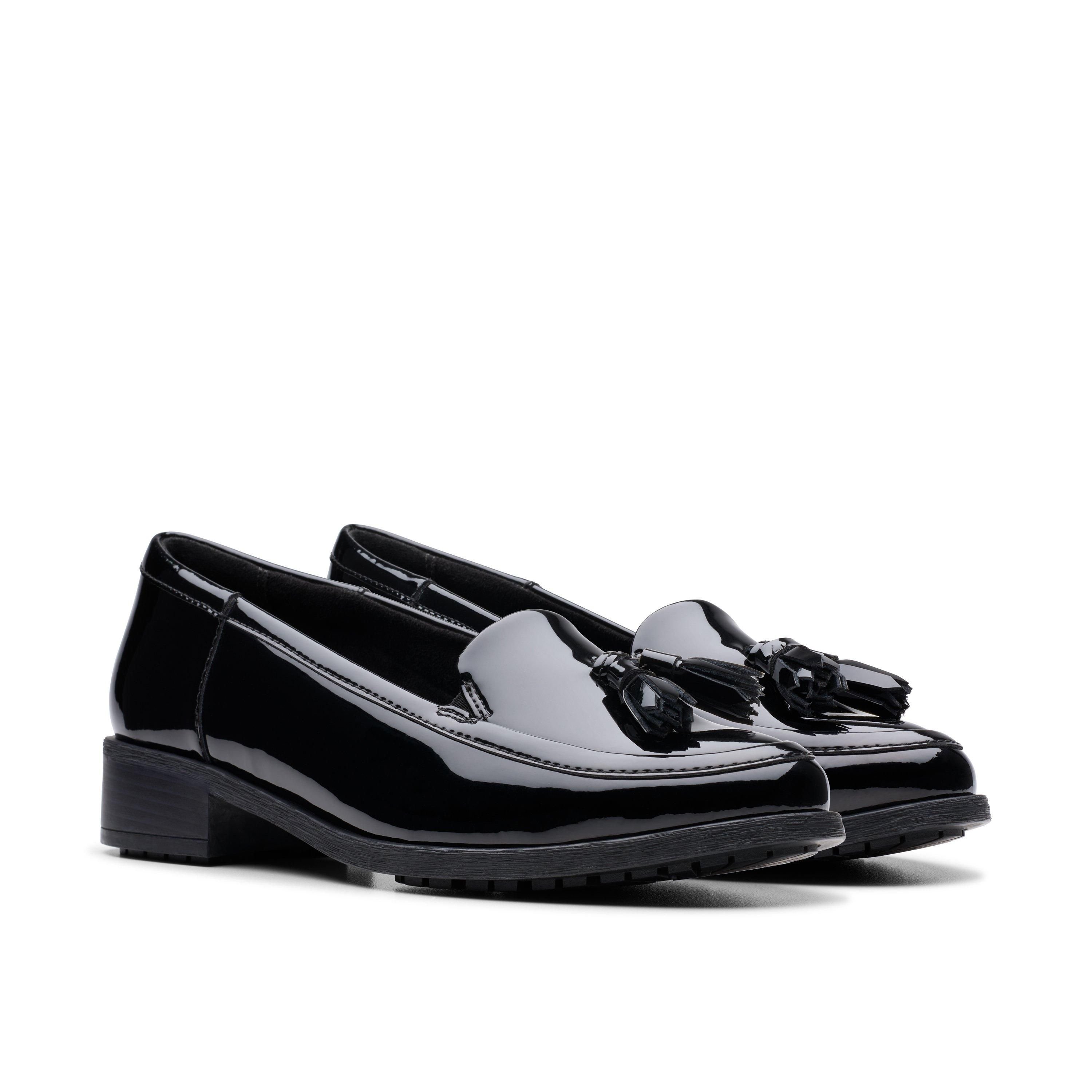 Clarks Clarks Women's Havisham Edge Loafer Black Patent Loafers, Slip Ons - 4