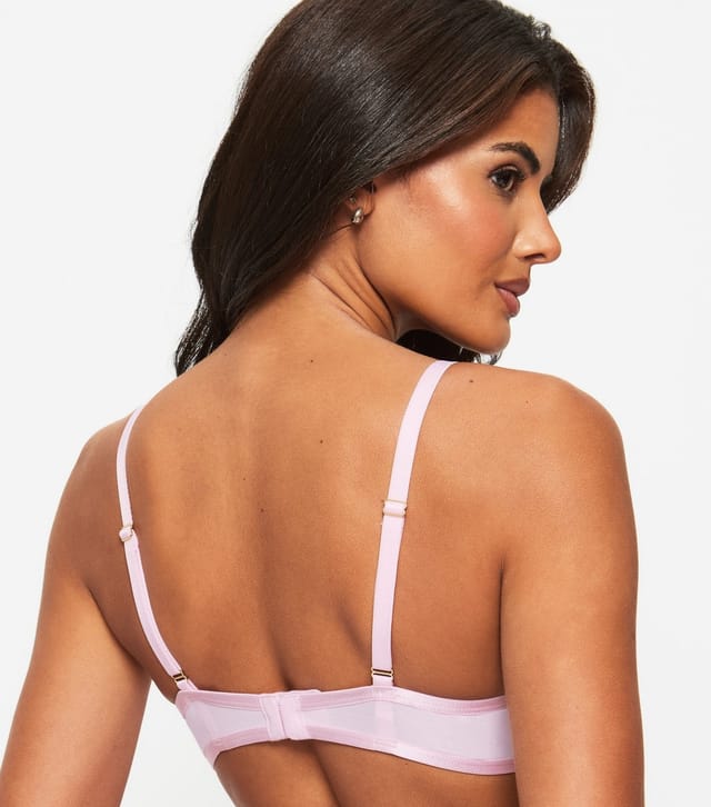 Ann Summers Women's Light Pink Cherry Non Padded Balcony Bra Ann Summers New Look - 3