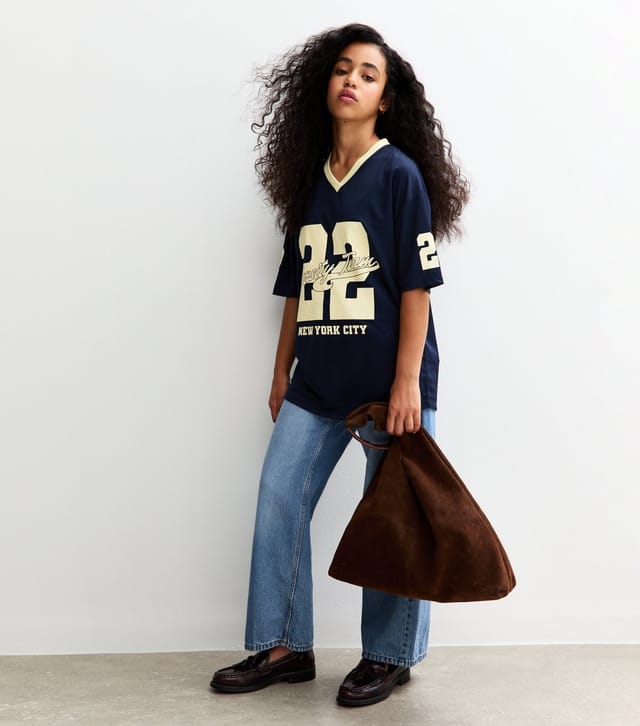 New Look Girls' Blue Mid Wash Skater Jeans New Look - 2