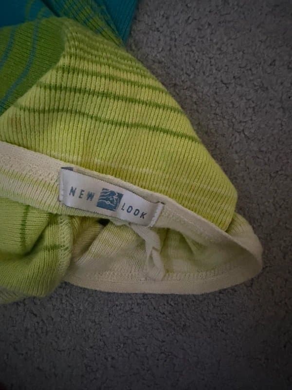 New Look Green/blue halter neck top