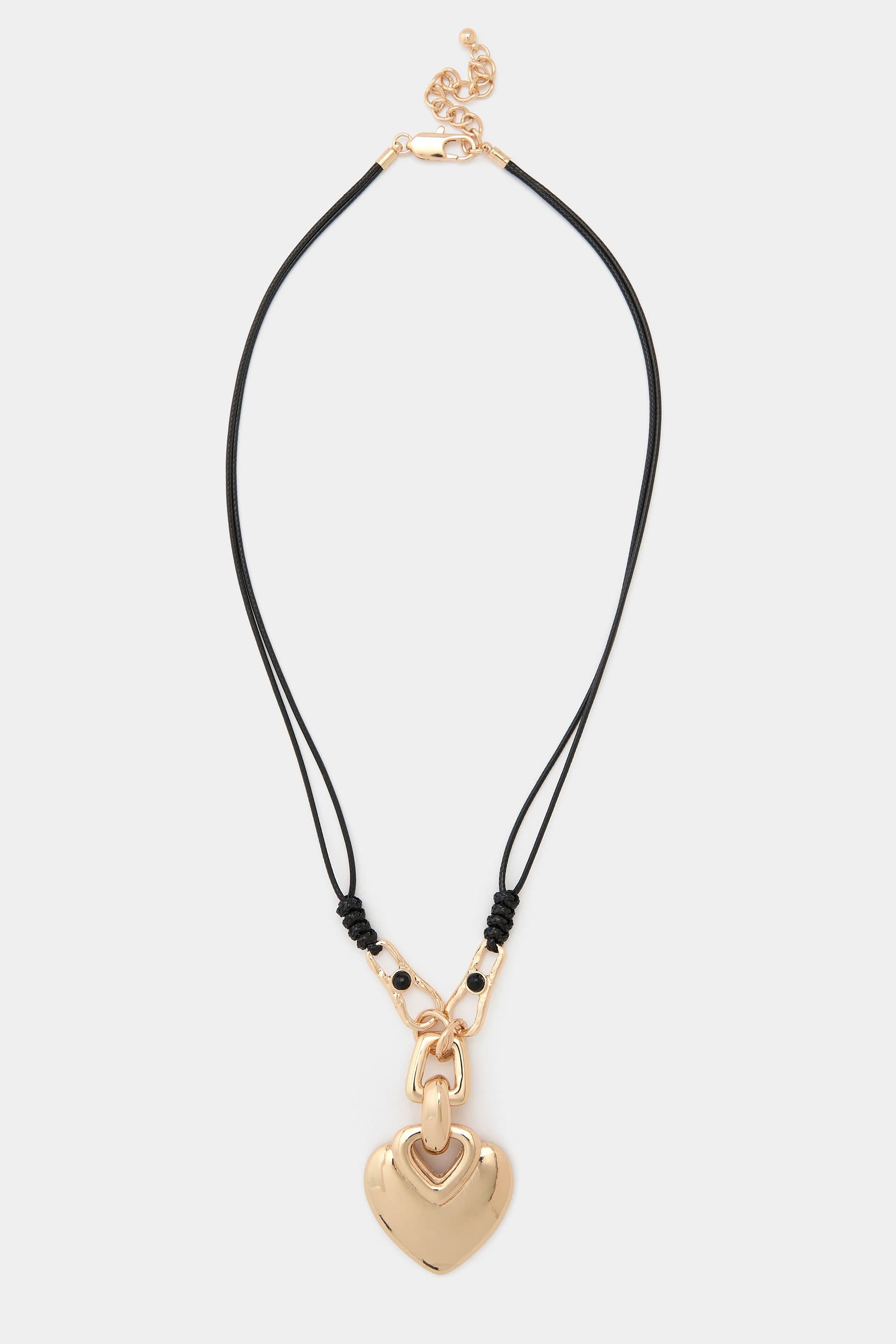 Yours Gold Tone Statement Heart Pendant Necklace
