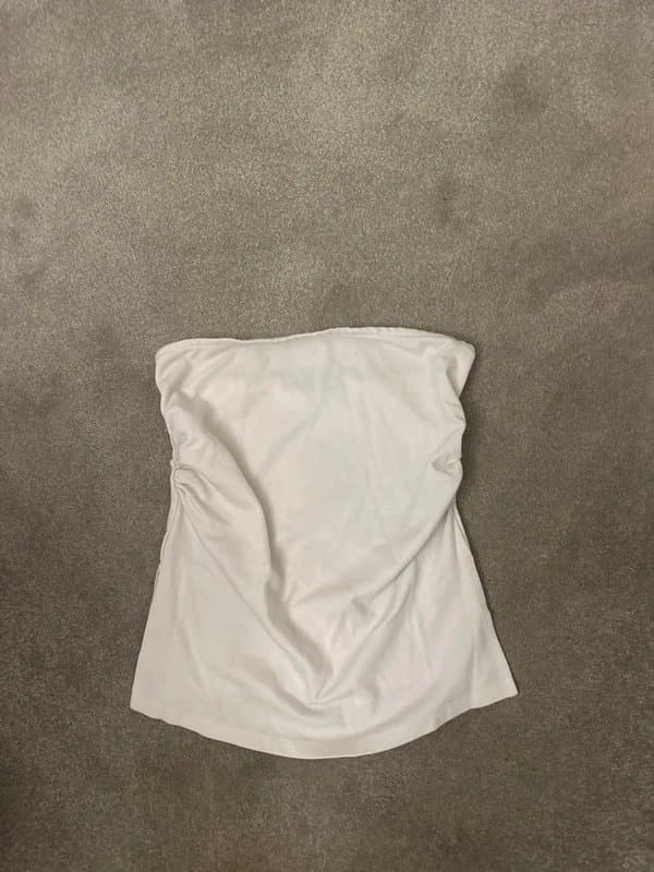 Bershka ruched bando top