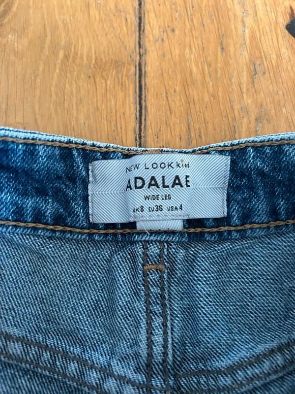 New Look New Look Adalae wide leg jeans size 8