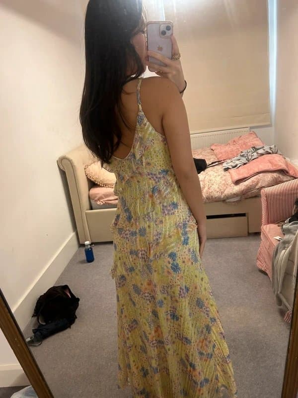 New Look New look summer floral maxi dress with ruffles