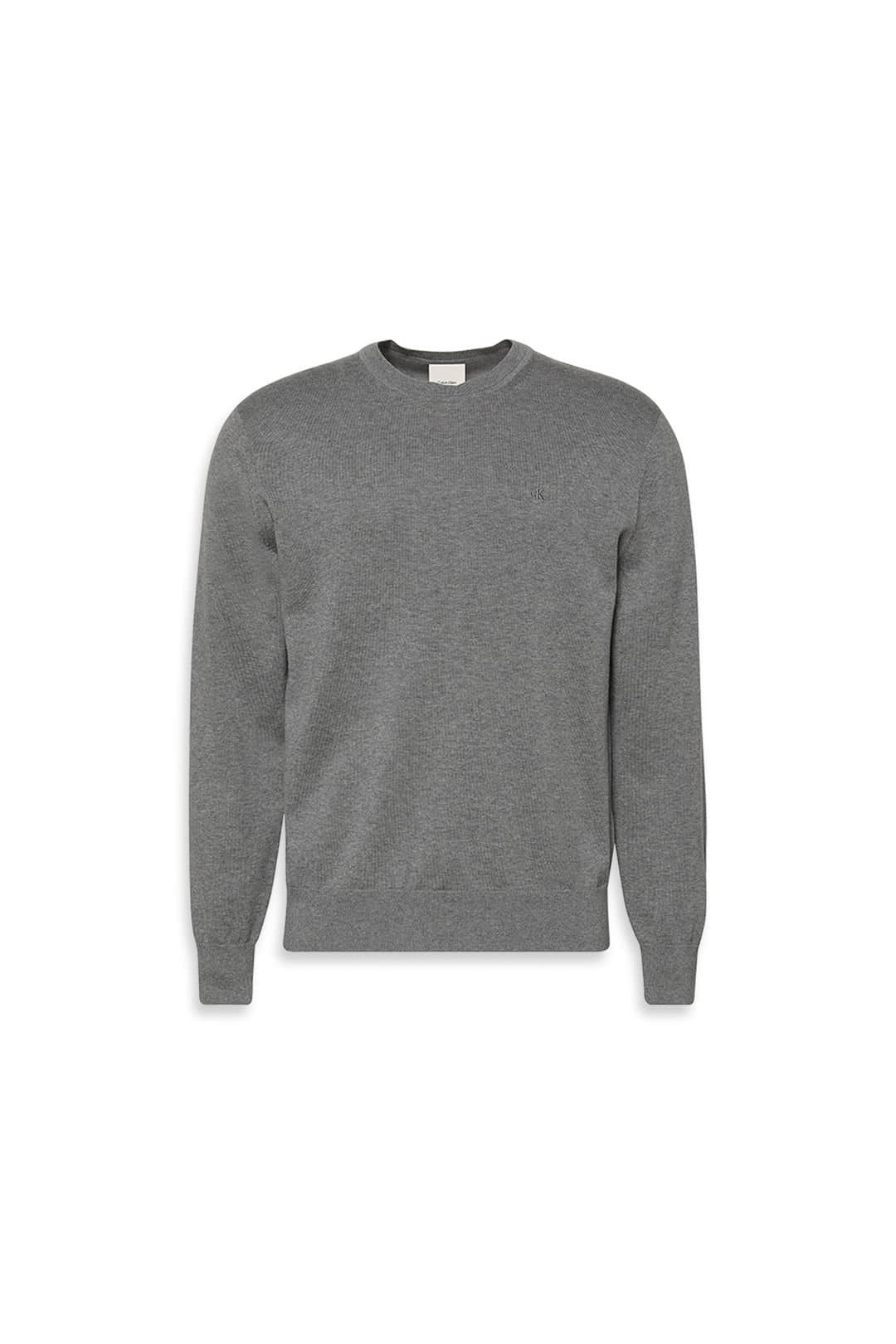 Calvin Klein Calvin Klein Black Supima Cotton Crew Neck Jumper