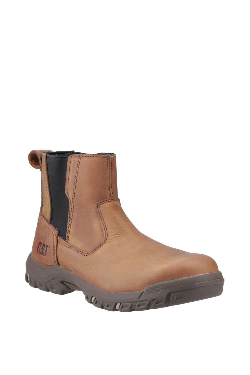 Caterpillar Caterpillar Women's Abbey Slip On Safety Boot in Tan