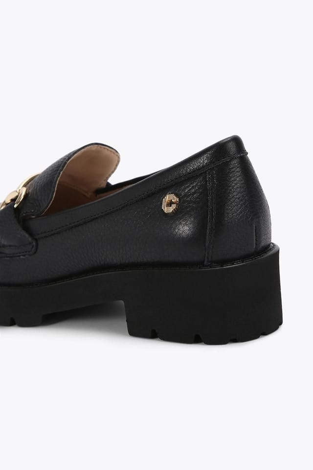 Carvela Carvela Women's 'Snap Chunky' Leather Flats in Black - 3