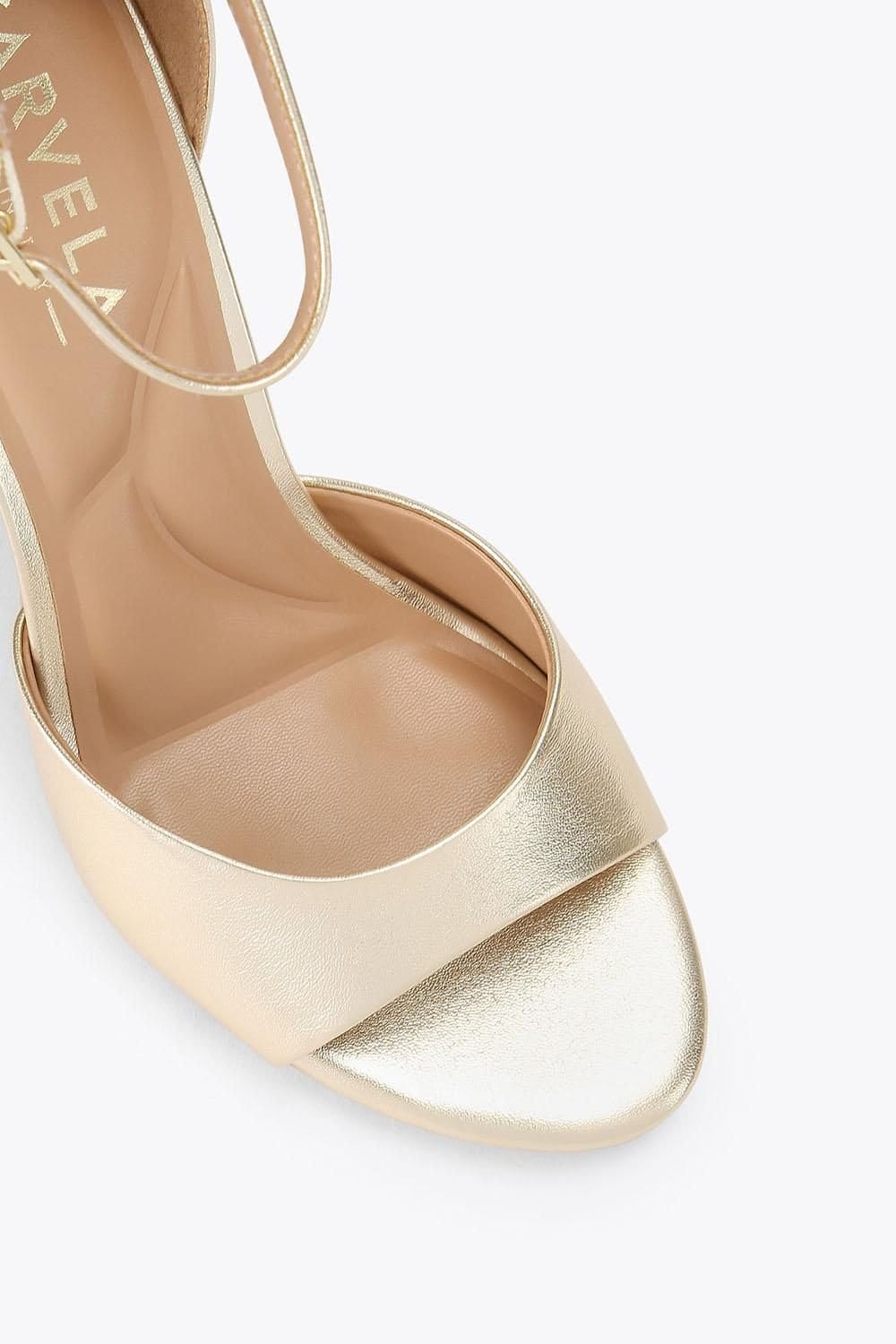 Carvela Carvela Women's 'Corletta Sandal' Heels in Gold - 4